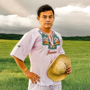 “Young Miskito man holding his first Bible in his own language