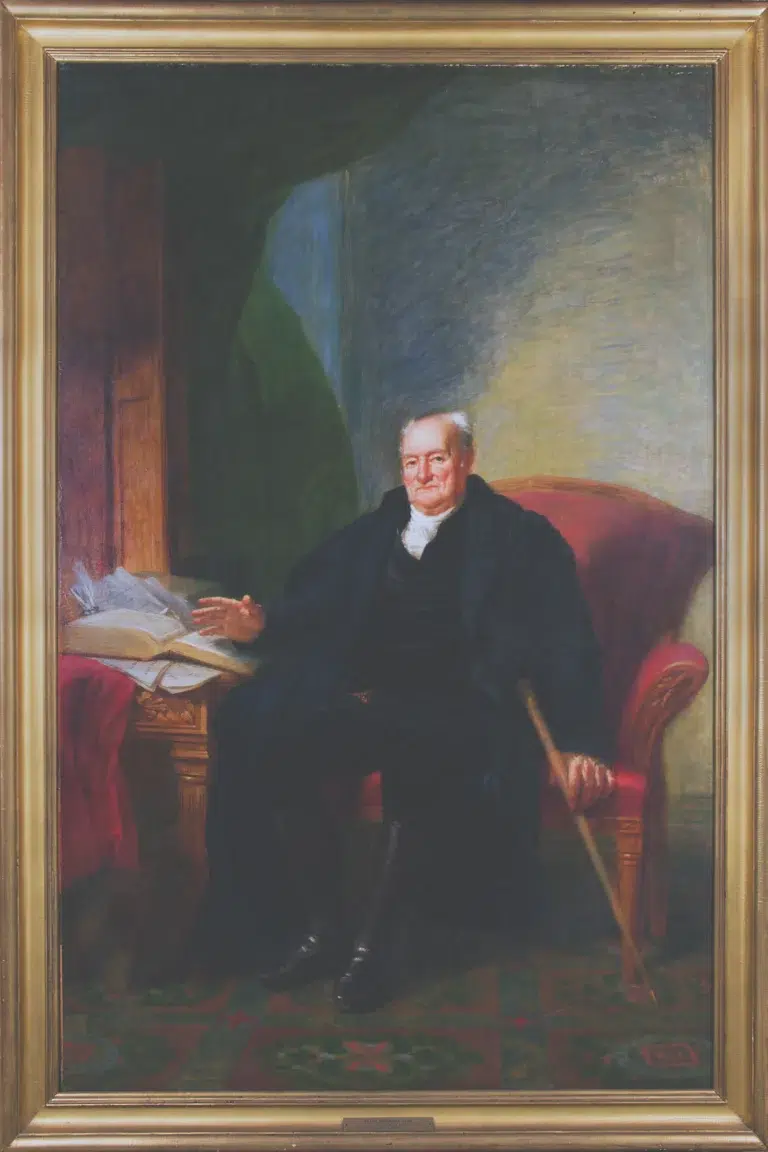 Founders of the American Bible Society gathering in 1816 to unite around Bible access for all